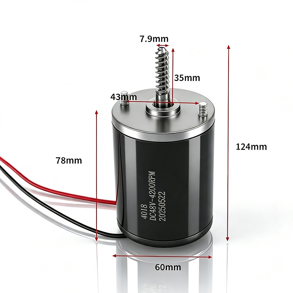 48V High Speed DC Motor 2500-4 - Crane Claw Motor recension och pris