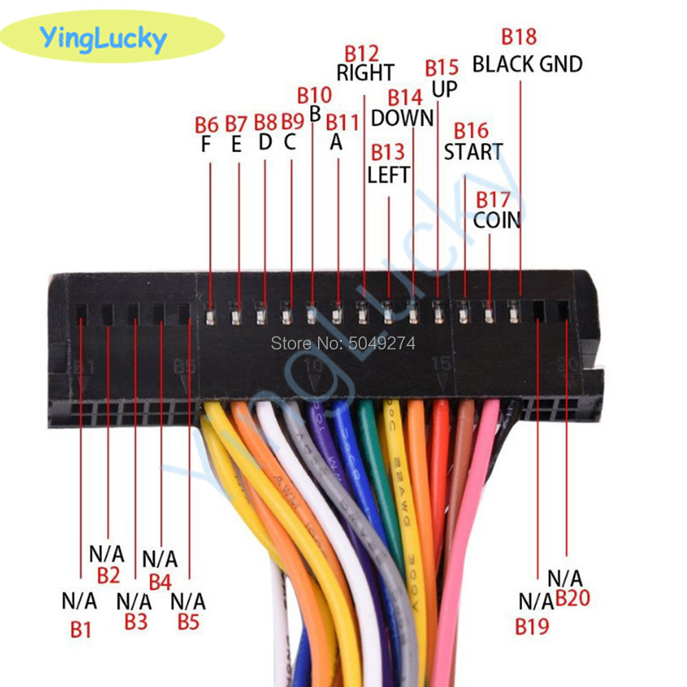 Arcade Cabinet 40-pin Wire Har - Arcade Game Cabinet recension och pris