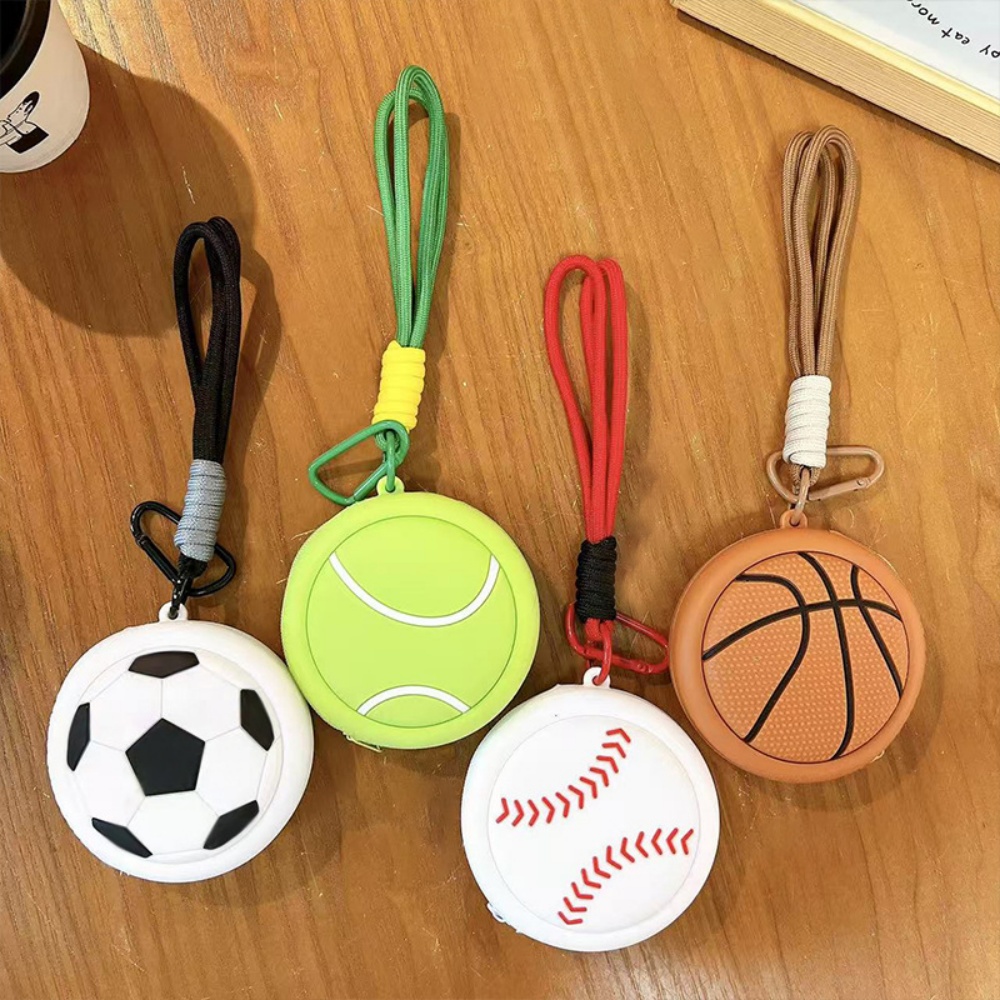 Silicone Sports Ball Coin Purs - Basketball Arcade Game recension och pris