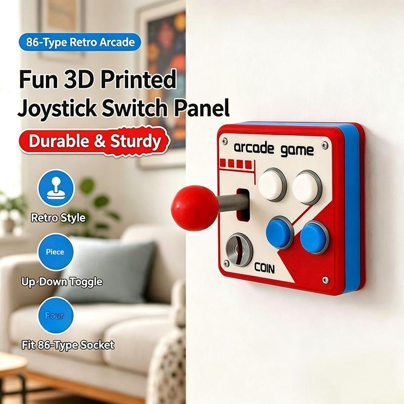 3D Printing Panel Socket Contr - Arcade Vibes recension och pris