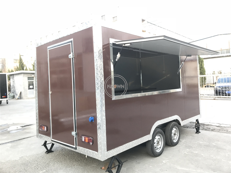 Outdoor Hot Dog Fast Food Truc - Hot Dog Vending Cart recension och pris