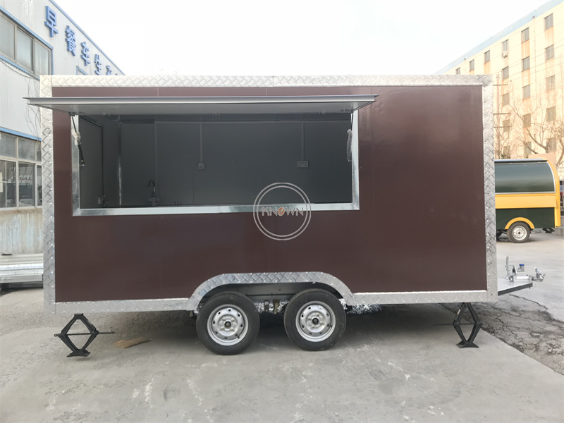 Outdoor Hot Dog Fast Food Truc - Hot Dog Vending Cart recension och pris