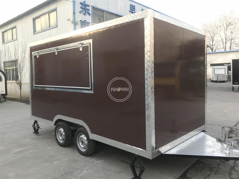 Outdoor Hot Dog Fast Food Truc - Hot Dog Vending Cart recension och pris