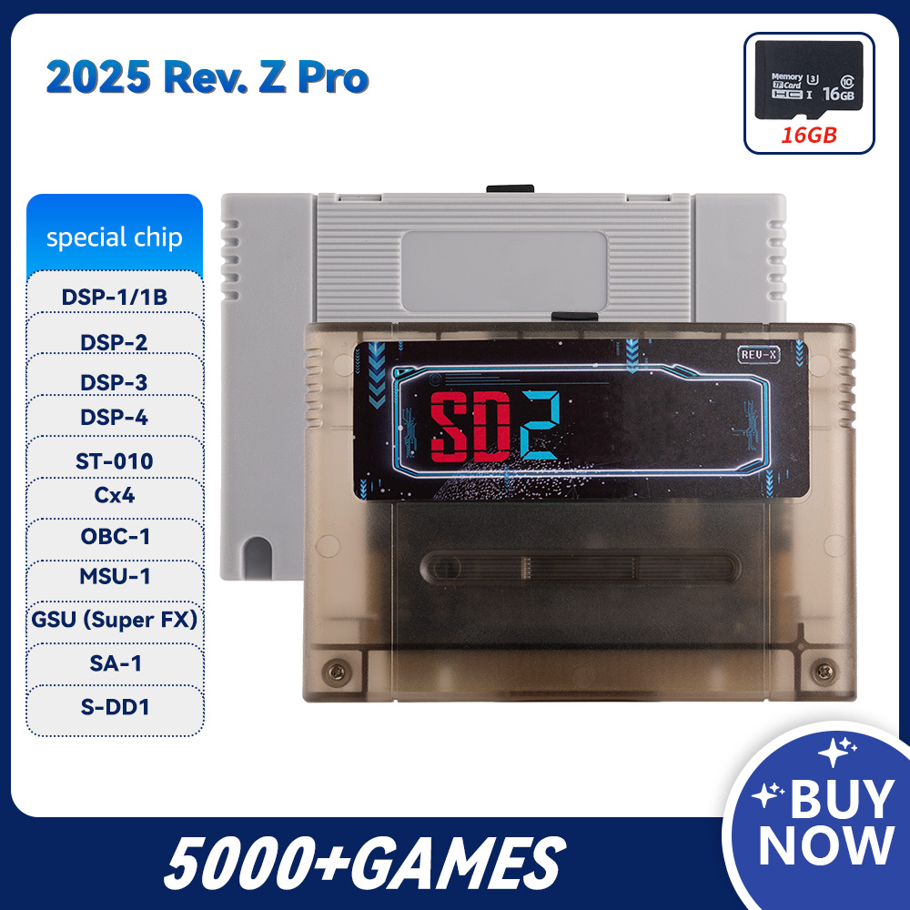 SD2 Game SNES for SD2SNES Rev. - Arcade Z recension och pris
