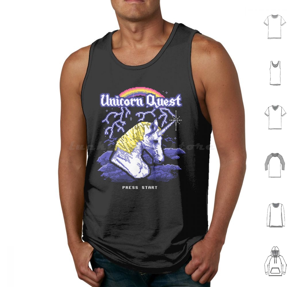 Unicorn Quest Tank Tops Vest S - Arcade Quest recension och pris